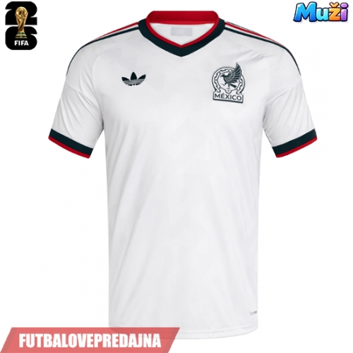 Lacne Muži Futbalové dres Mexiko MS 2026 Krátky Rukáv - Preč